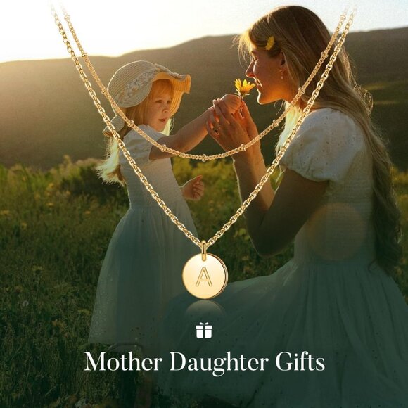 Unique Layered Adjustable Necklace - Engraved Coin Gift for Special Occasions - Picture 4 of 6